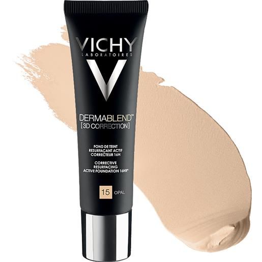 Vichy dermablend 3d fondotinta coprente per pelle grassa con imperfezioni tonalità 15 30 ml