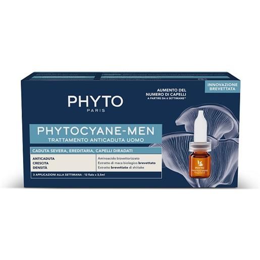 Phyto Phytocyane trattamento anticaduta uomo caduta severa 12 fiale da 5ml