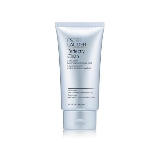 Estee lauder perfectly clean multi-action foam cleanser/purifyng mask 150 ml - schiuma detergente viso