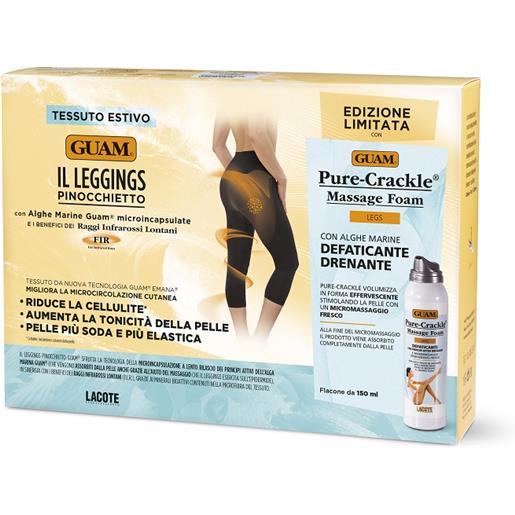 LACOTE Srl kit pinocchietto guam + pure cracke massage foam taglia xs/s 150 ml