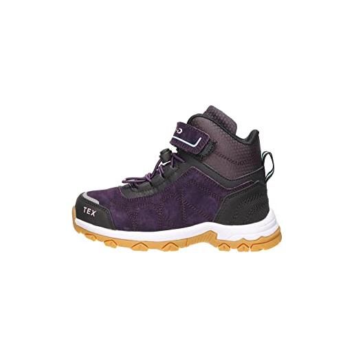Lurchi leandro-tex, scarpe da ginnastica bambina, dk violet, 28 eu