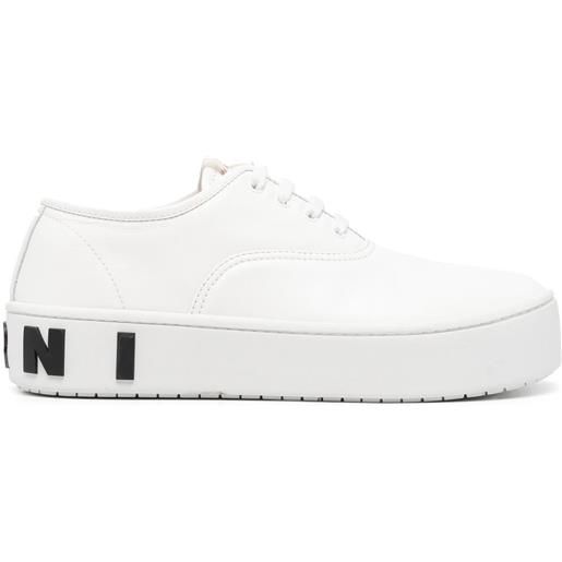 Marni sneakers con logo - bianco