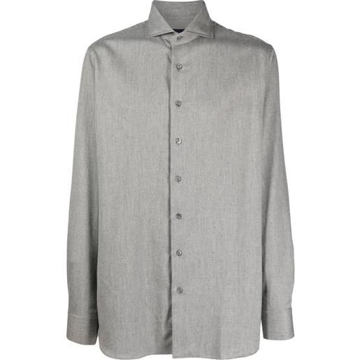 Lardini camicia aderente - grigio