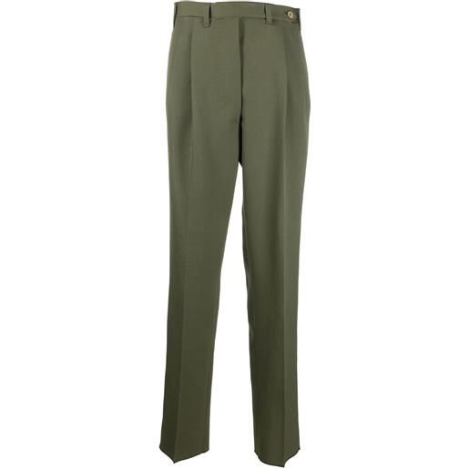 Giuliva Heritage pantaloni cornelia con pieghe - verde