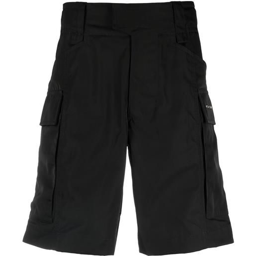 1017 ALYX 9SM shorts in stile cargo a vita alta - nero