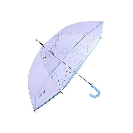 DON ALGODON - ombrello trasparente donna - ombrello trasparente sposa - ombrello antivento robusto - ombrello automatico donna - ombrello da sposa - ombrello compatto leggero