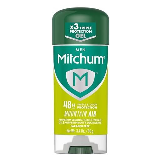 Mitchum gli uomini del gel antitraspirante deodorante, aria di montagna, 3,4 once