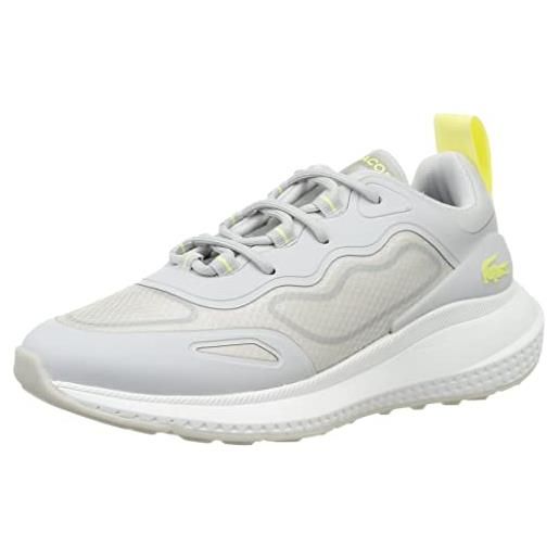 Lacoste active 4851 222 1 sfa, scarpe da ginnastica donna, colore: grigio bianco, 38 eu