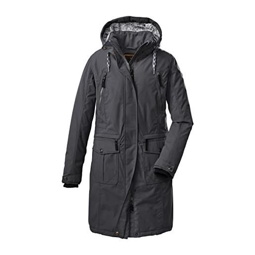 G.I.G.A. DX donna cappotto funzionale casual con cappuccio staccabile con cerniera gw 47 wmn ct, blu navy scuro, 36, 38720-000
