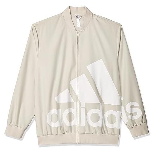 adidas m gl wb giacca, nero/bianco, s uomo