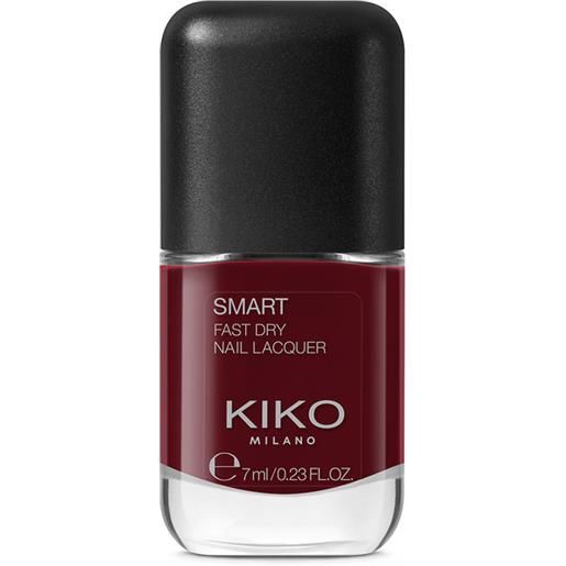 KIKO smart nail lacquer - 306 dark cherry
