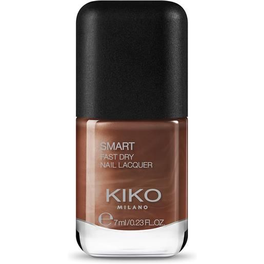 KIKO smart nail lacquer - 91 pearly chestnut