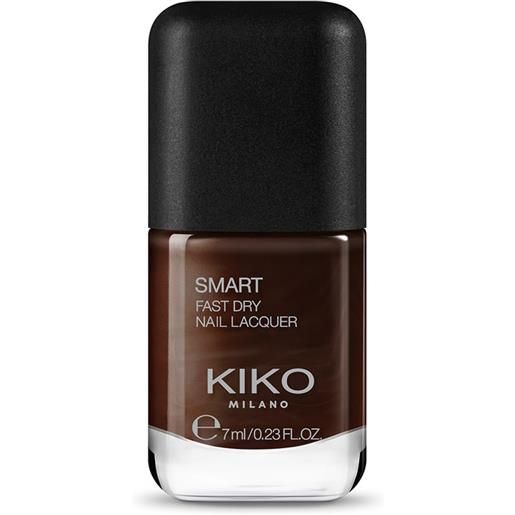 KIKO smart nail lacquer - 92 metallic chocolate