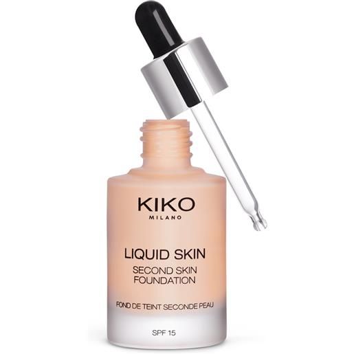 KIKO liquid skin second skin foundation - 15 warm beige