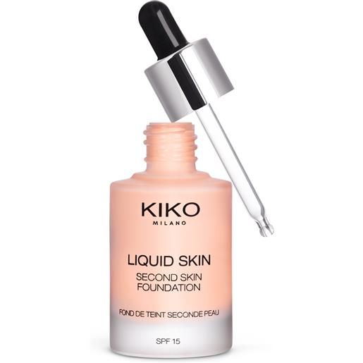 KIKO liquid skin second skin foundation - 15 cool rose