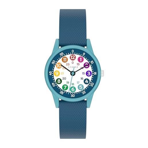 Cander Berlin mna 1430 t - orologio da polso per bambini e bambine, impermeabile, colore: blu turchese