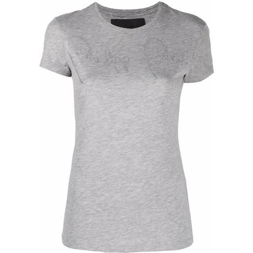 Philipp Plein t-shirt girocollo - grigio