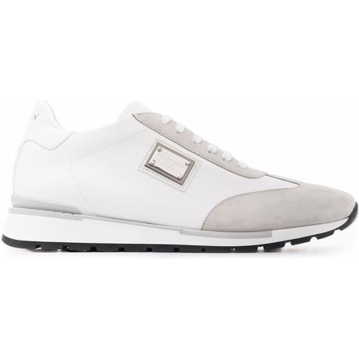 Philipp Plein sneakers con applicazione - bianco