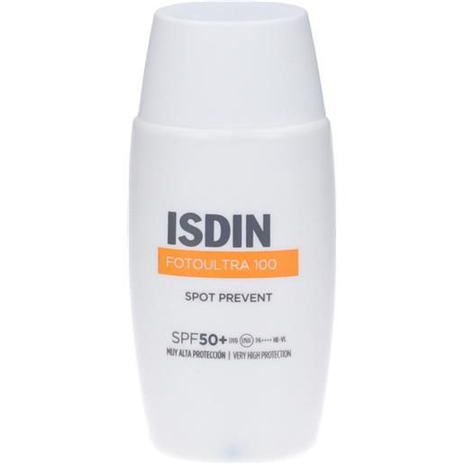 Isdin® fotoultra 100 spot prevent spf 50+ 50 ml crema solare