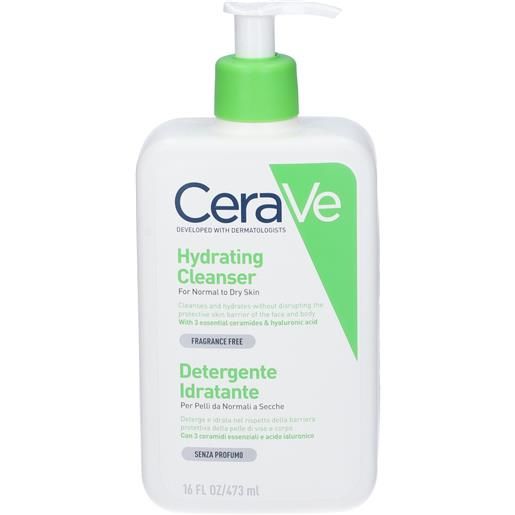 Cera. Ve detergente idratante viso e corpo pelle da normale a secca, con acido ialuronico ceramidi 473 ml
