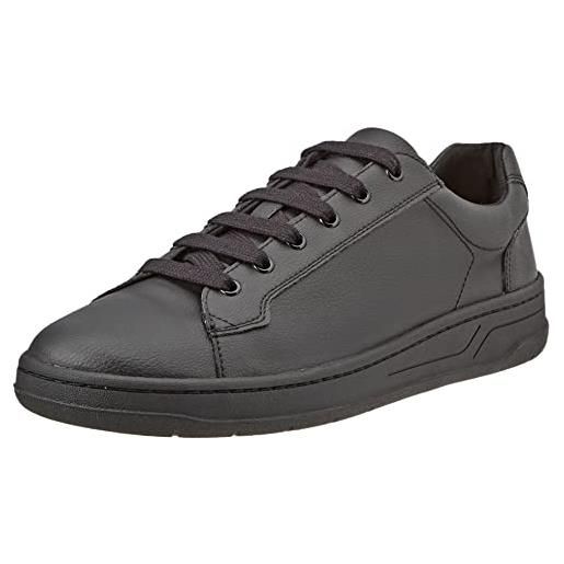 Geox u magnete g, sneakers uomo, nero (black c9997), 39 eu