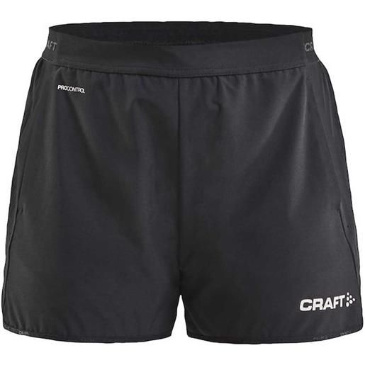 Craft pro control impact shorts nero xs donna
