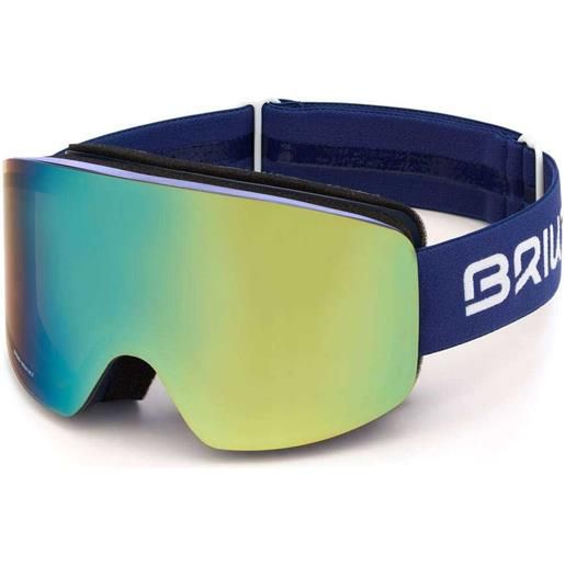 Briko borealis magnetic ski goggles verde blue cloud/cat2