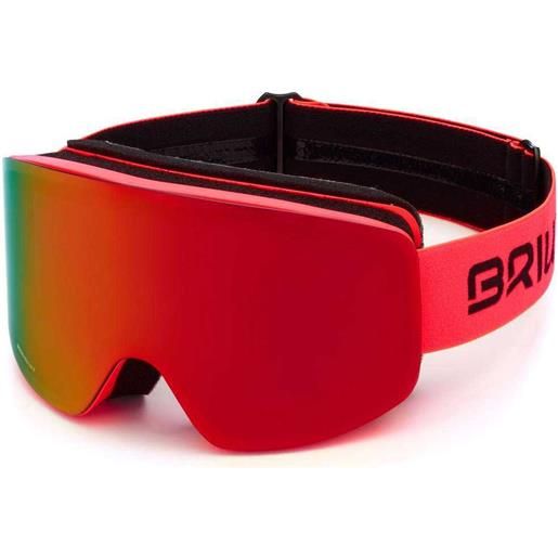 Briko borealis magnetic ski goggles rosso orange flam/cat2
