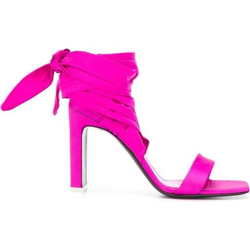 The Attico sandali con cinturino alla caviglia - rosa