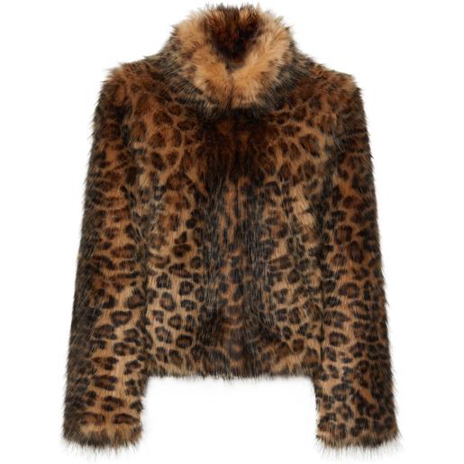 Unreal Fur giacca wild cat - marrone