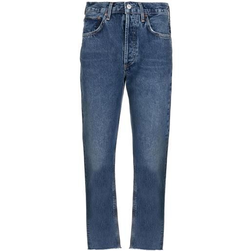 AGOLDE jeans crop riley - blu