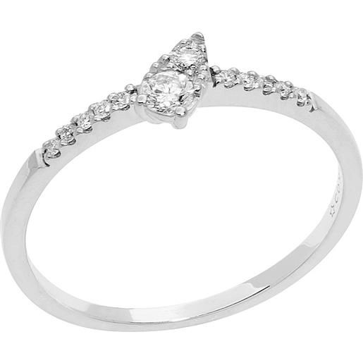 Comete anello diamante gioiello donna Comete gocce di stella anb 2626