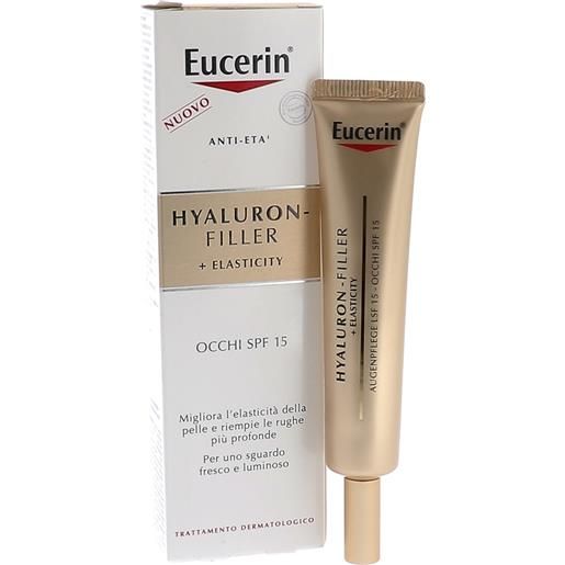Eucerin hyaluron filler+elasticity occhi spf15 15ml