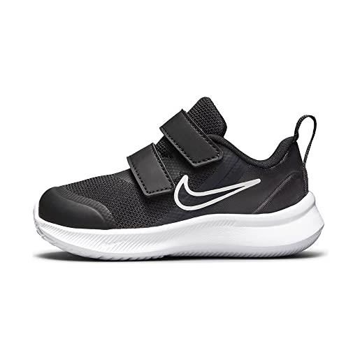 Nike star runner 3, scarpe da ginnastica unisex - bambini e ragazzi, lt grigio fumo/nero-grigio fumo, 37.5 eu