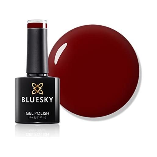 Bluesky smalto per unghie gel, rust red, 63924, rosso, buio (per lampade uv e led) - 10 ml