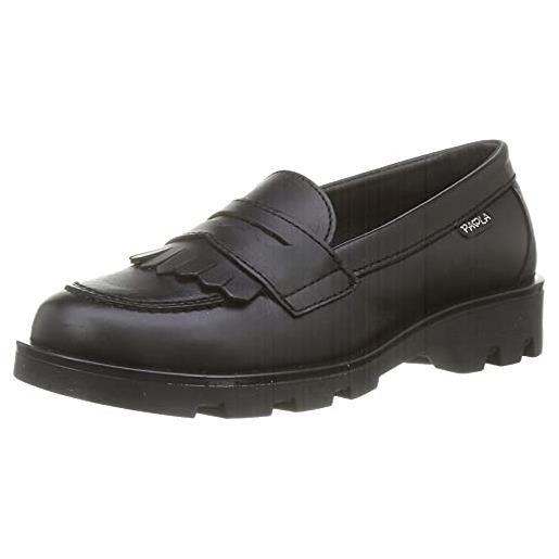 paola 861710, scarpe per uniforme scolastica, bambina, nero, 39 eu