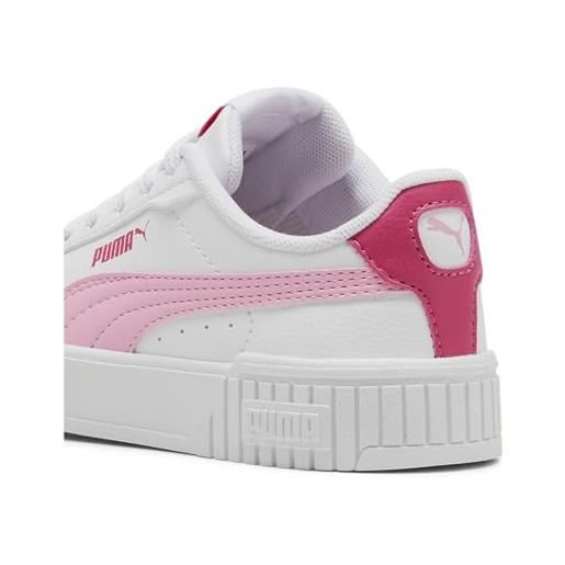 PUMA baby girl carina 2.0 ps scarpe da ginnastica, puma white pink lilac puma white, 32 eu