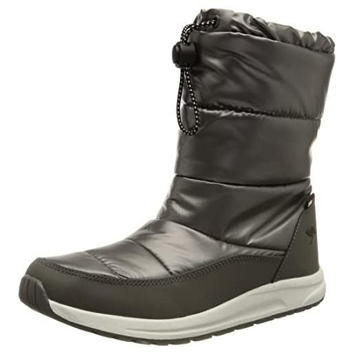 KangaROOS k-ww luna rtx, stivali donna, jet black metallic, 36 eu