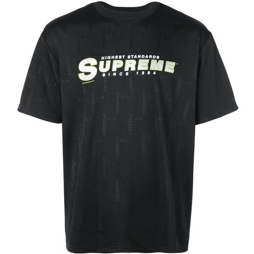 Supreme t-shirt highest standard con stampa - nero