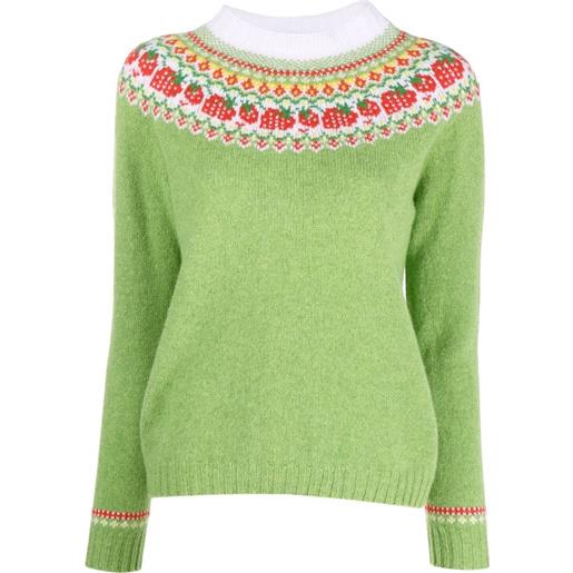 Mackintosh maglione kelsi - verde