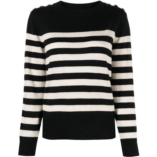 Max & Moi maglione a righe - nero