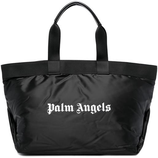 Palm Angels borsa tote con stampa - nero