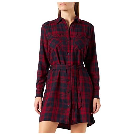 Pepe Jeans oly , vestito donna, rosso(burnt red), 32