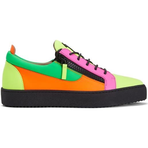 Giuseppe Zanotti sneakers frankie con design color-block - multicolore