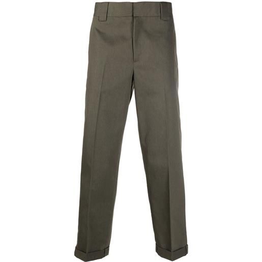 Golden Goose pantaloni crop dritti - verde