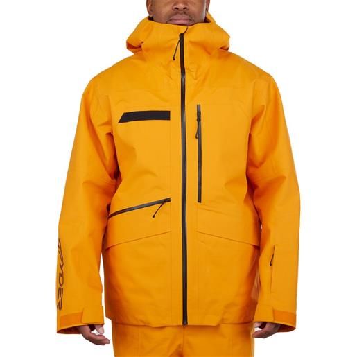 Spyder sanction shel jacket arancione s uomo