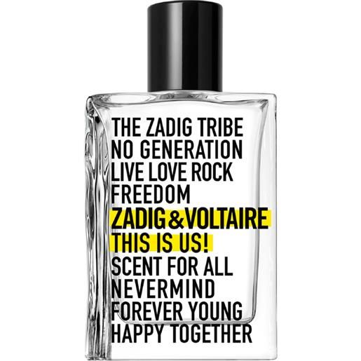 Zadig & Voltaire this is us!100 ml eau de toilette - vaporizzatore