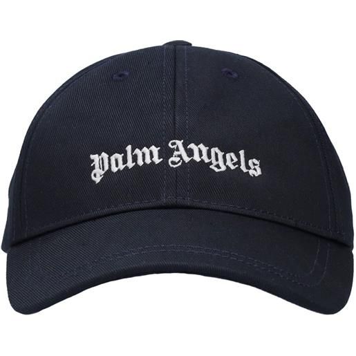 PALM ANGELS cappello baseball in gabardina di cotone
