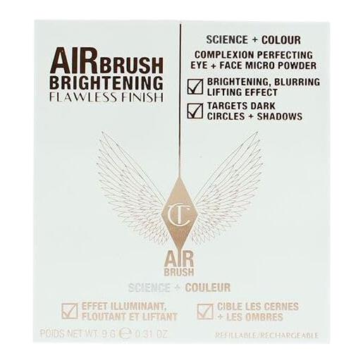 Charlotte tilbury airbrush brightening flawless finish | 9g | tan - deep