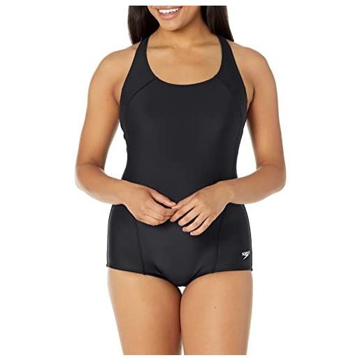 Speedo - costume intero da donna power. Flex princess seam ultraback taglio conservativo, donna, wprincessultraback1pc, Speedo black, 22